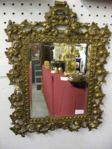 Appraisal: Ornate Mirror rococo design bronzed '' x '' overall