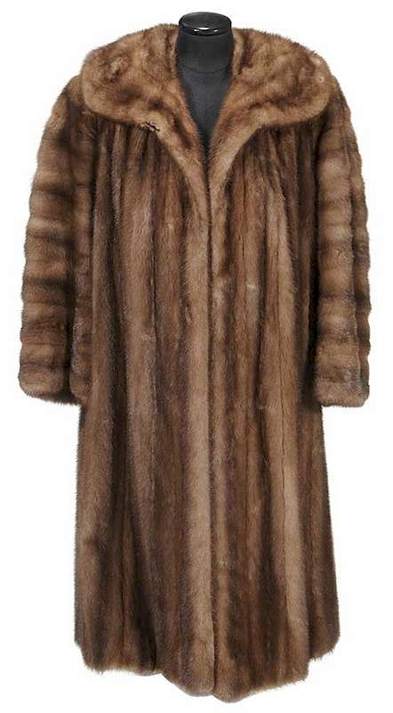 Appraisal: Vintage Mink Coat American th century marked James Furlan Houston