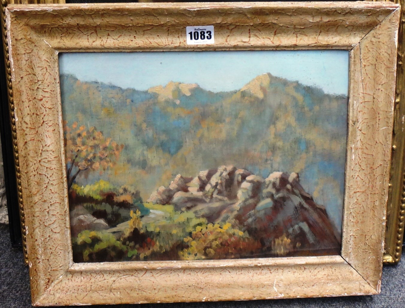 Appraisal: Attributed to Jacob Hendrik Pierneef The Drakensberg Mountains oil on