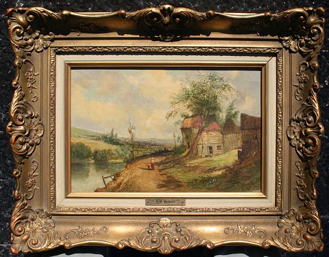 Appraisal: 'OLD COTTAGE AT ESTREE MIDDLESEX'' SIGNED VICKERS OIL Canvas ''