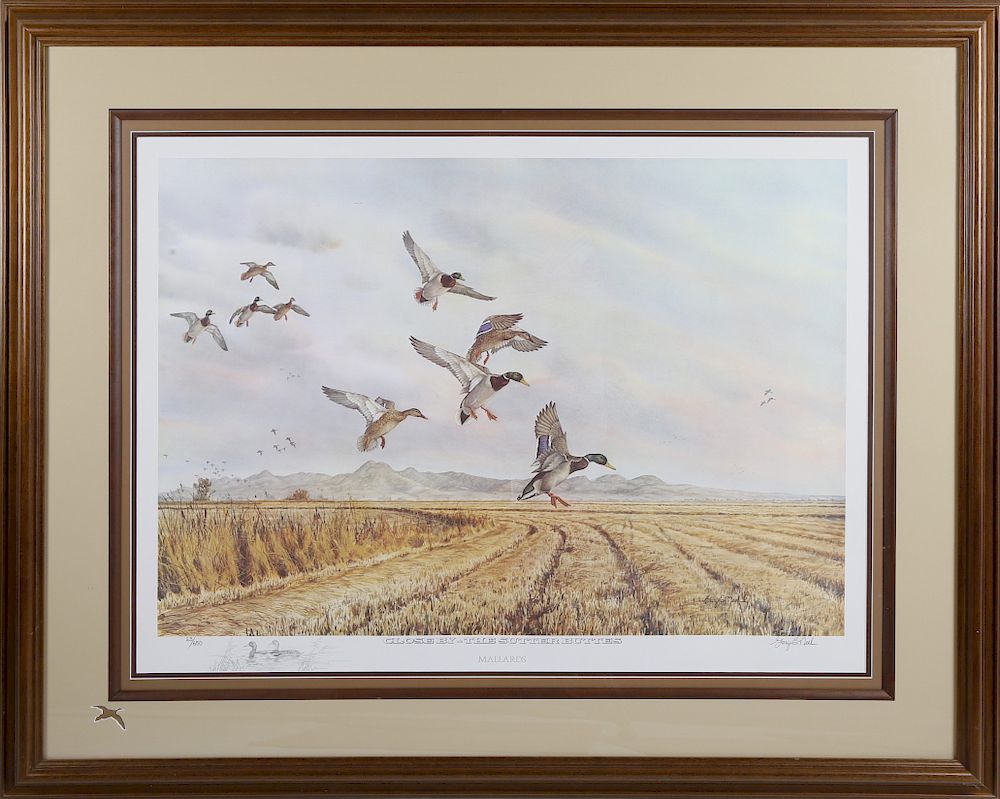 Appraisal: Gary E Neel Ducks Unlimited Limited Edition Lithograph Close By