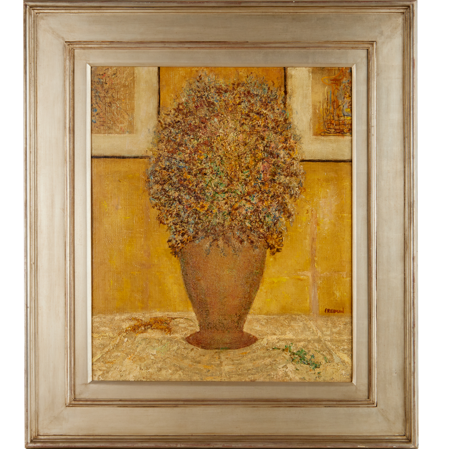 Appraisal: ARNOLD FRIEDMAN OIL ON CANVAS C Arnold Friedman American -