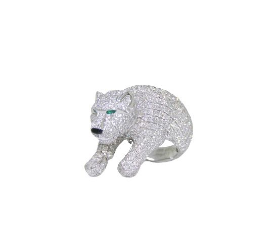 Appraisal: Cartier Emerald And Diamond Ring Retail Important Cartier Platinum Diamond