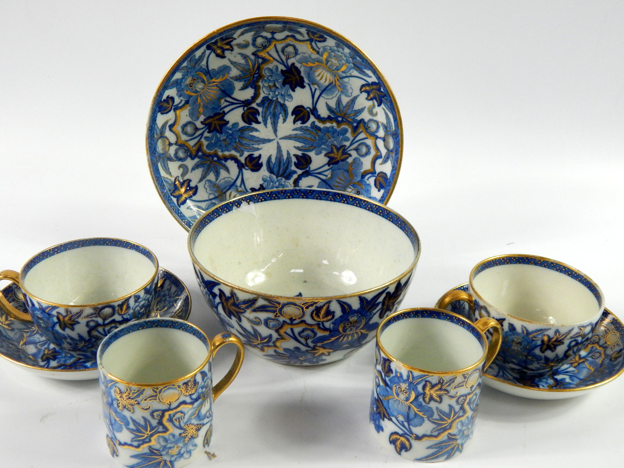 Appraisal: A Wedgwood porcelain part tea and coffee service decorated in