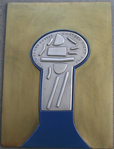 Appraisal: VOULKOS Peter American - Mixed Media Plaque for Oakland Museum