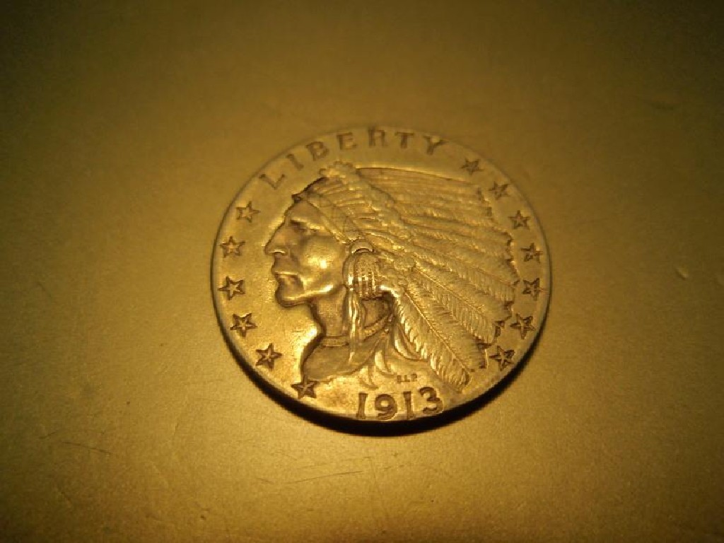 Appraisal: A USA gold two and a half dollar