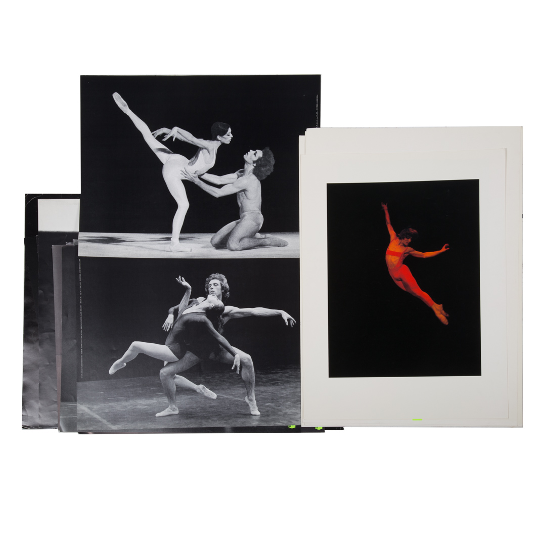 Appraisal: Group of approx ballet themed posters from photographs size of