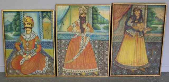 Appraisal: Middle Eastern Oils on Canvas From a Manhattan NY collector