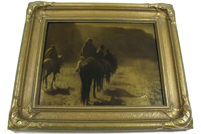 Appraisal: EDWARD S CURTIS OROTONE GOLDTONE PHOTOGRAPH Seattle Washington - Titled