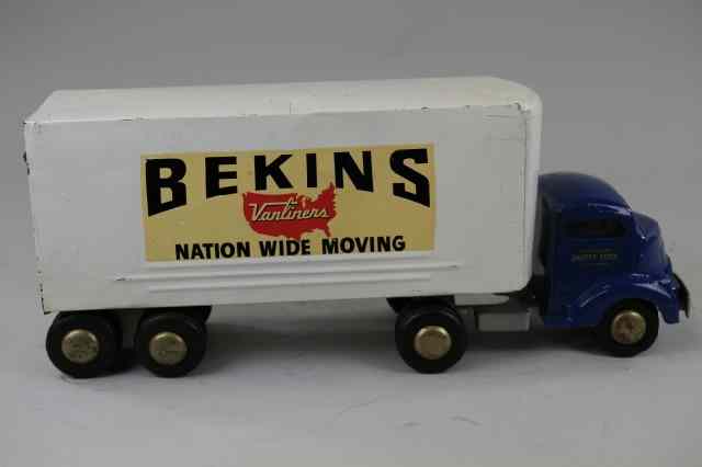 Appraisal: SMITH MILLER GMC BEKINS VAN C 's done in white