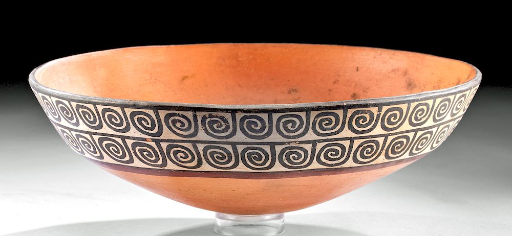 Appraisal: Nazca Polychrome Bowl - Monkey Tail Motifs Holiday Shipping Deadlines