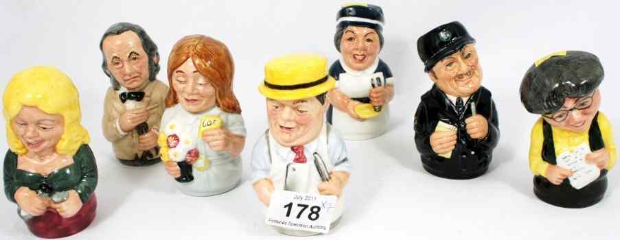 Appraisal: Royal Doulton Toby Jug Sgt Peeler seconds and a Set