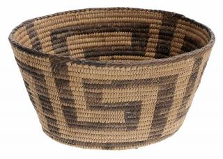 Appraisal: Vintage Northern California Hand Native American Basket th century probably