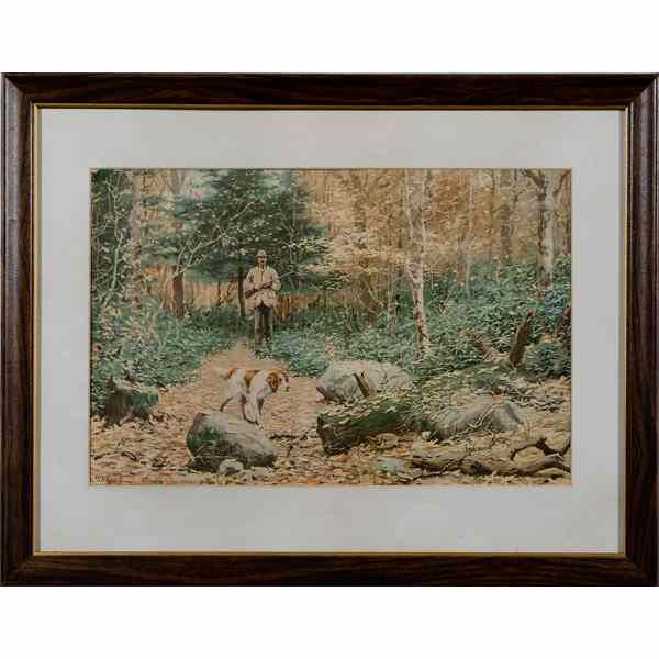 Appraisal: Arthur Burdett Frost - Sporting Print Lithograph on paper artist