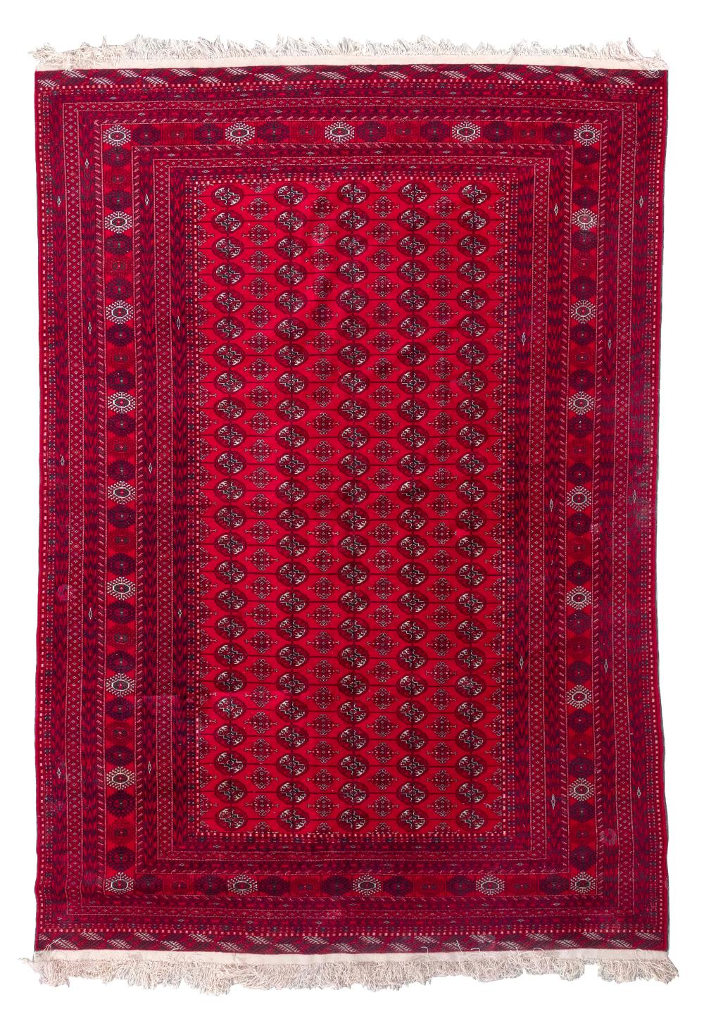 Appraisal: AFGHANI BOKHARA RUG X LATE TH CENTURYAFGHANI BOKHARA RUG '