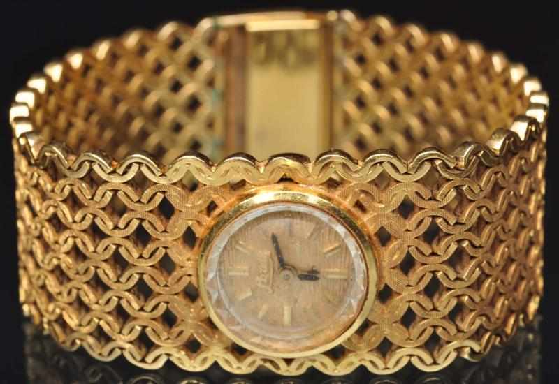 Appraisal: K Y Gold Lorett Ladies Watch Band marked K Gorletto