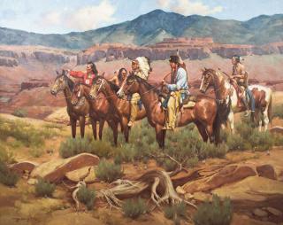 Appraisal: The Scout Report by Gary Niblett Gary Niblett - oil