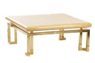 Appraisal: Aldo Tura Attribution Laminated Coffee Table Style of Aldo Tura