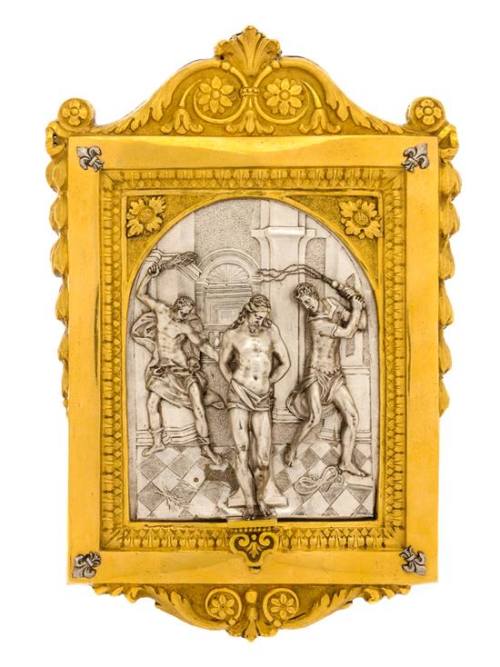 Appraisal: Sale Lot Paolo Spagna Italian - Relief with The Flagellation