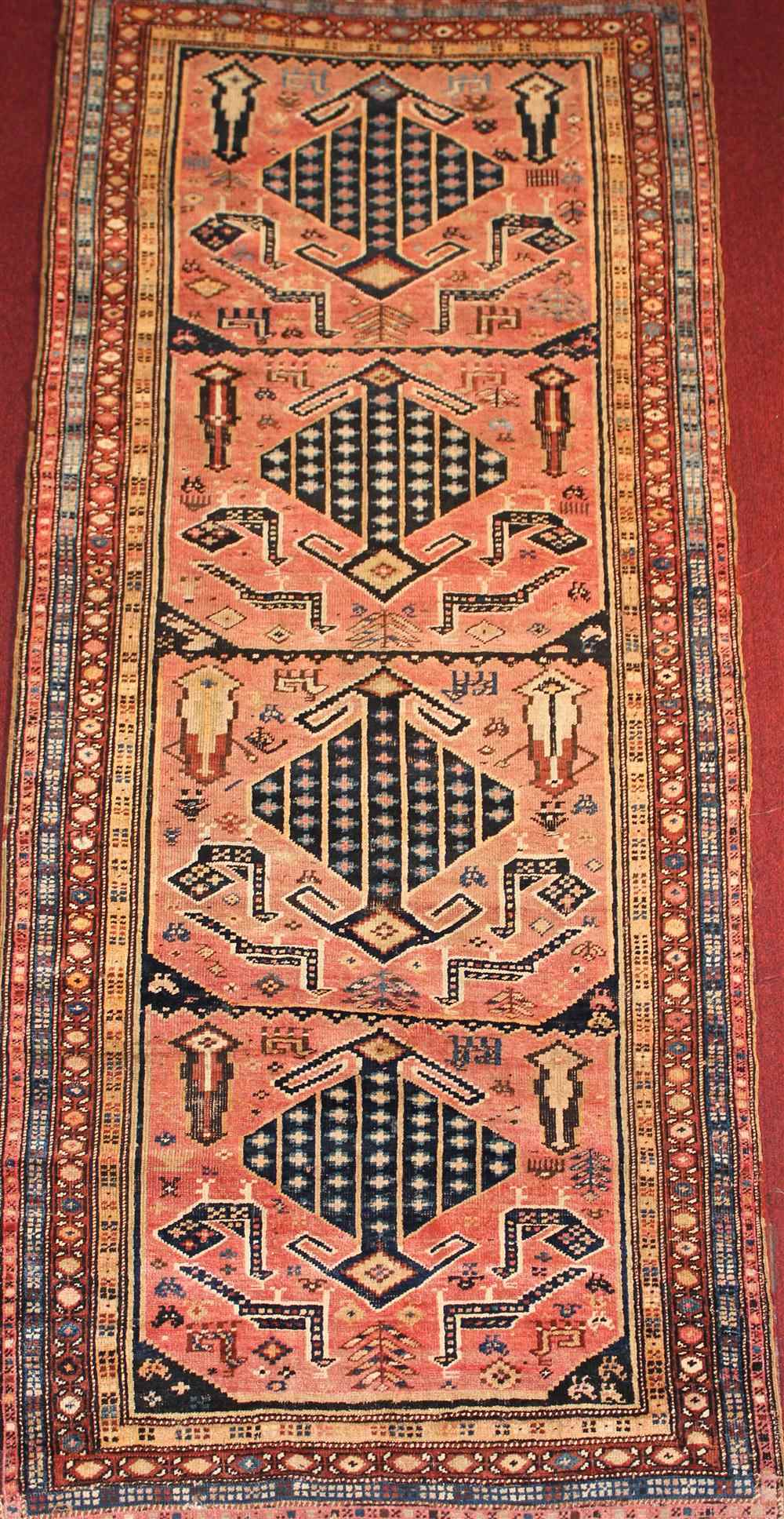 Appraisal: OUSHAK RUG approx ' '' x ' retail tag Provenance