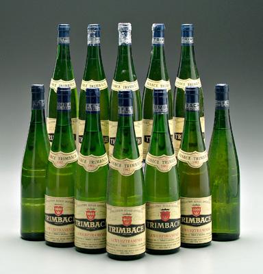 Appraisal: bottles French white wine Trimbach Gewurztraminer Several with slight ullage