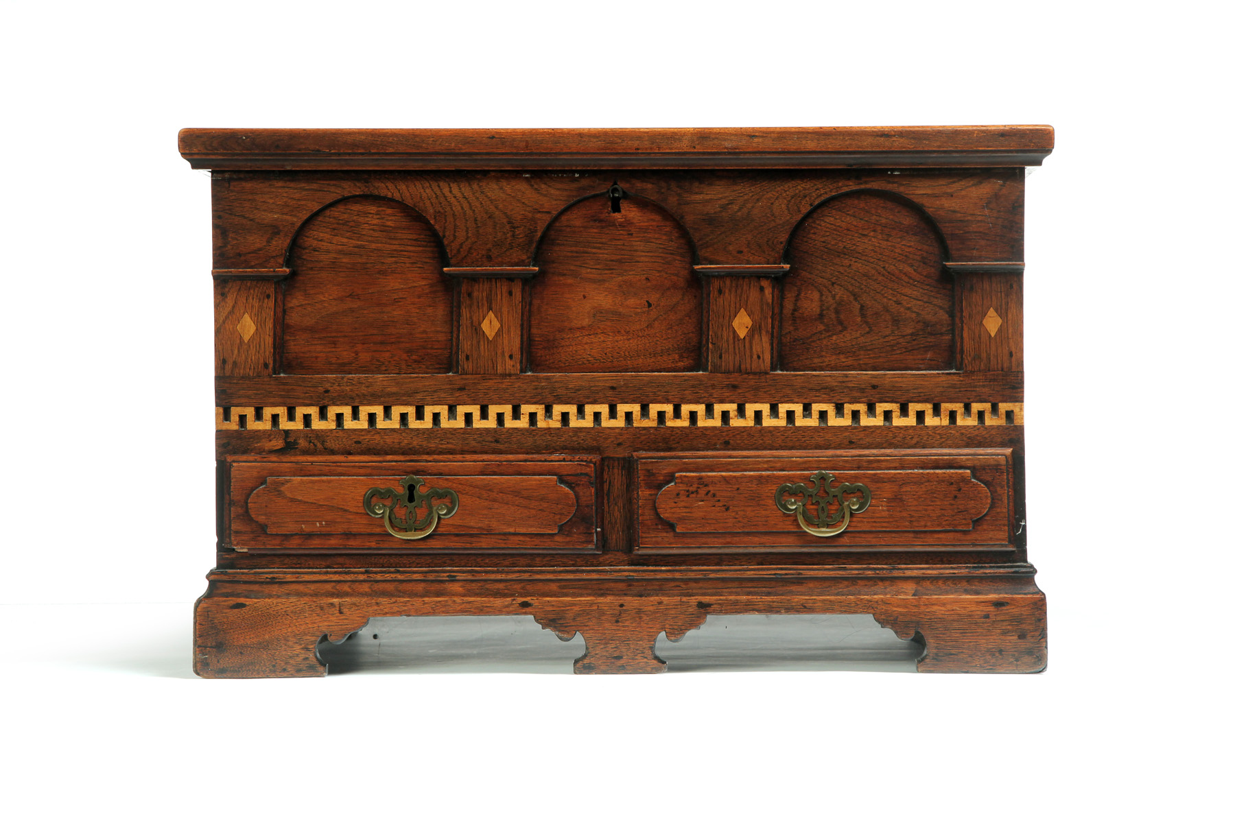 Appraisal: CHESTER COUNTY PENNSYLVANIA MINIATURE CHIPPENDALE BLANKET CHEST Late th century