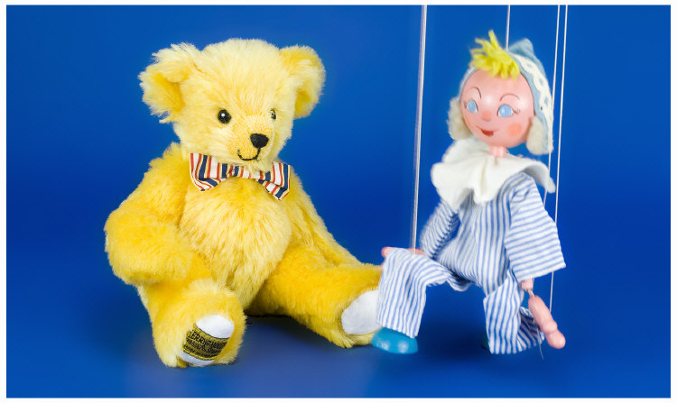 Appraisal: Pelham Puppet 'Andy Pandy' and Merrythought Ltd Edition Teddy bear