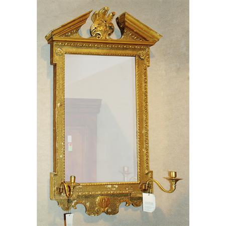 Appraisal: George II Style Gilt-Wood Mirror Estimate -