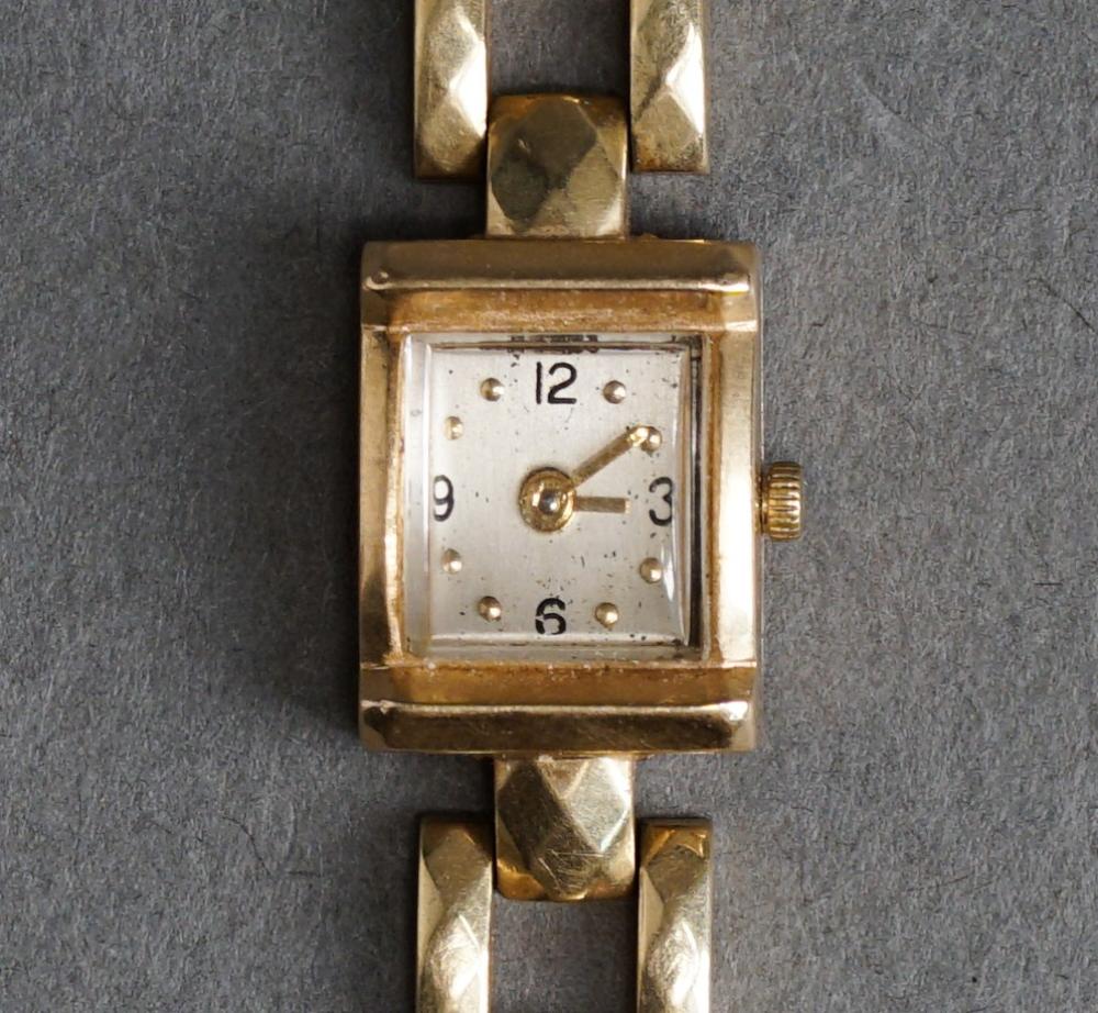 Appraisal: Ladies -Karat Yellow-Gold Wristwatch gross dwt L in cm