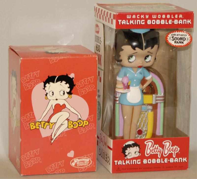 Appraisal: Lot of Betty Boop Toys in Boxes This lot includes