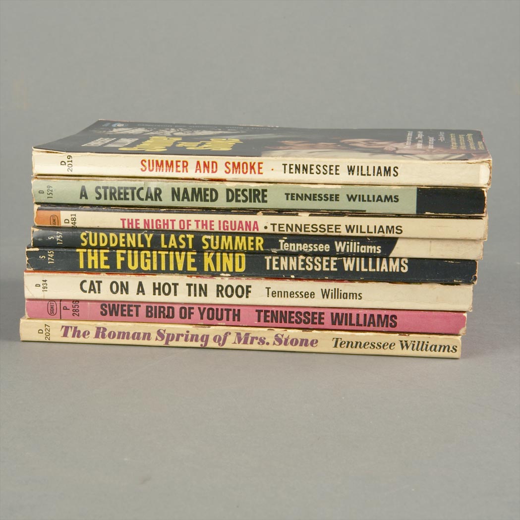 Appraisal: WILLIAMS TENNESSEE Group of eleven signed books including three hardcover