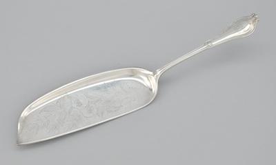 Appraisal: A Silver Plated Crumber Tiffany Co With engraved sprigs of