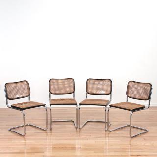 Appraisal: Marcel Breuer for Gavina Cesca chairs Marcel Breuer for Gavina