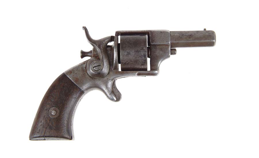 Appraisal: ALLEN WHEELOCK ST TYPE SIDE HAMMER REVOLVER Cal short SN