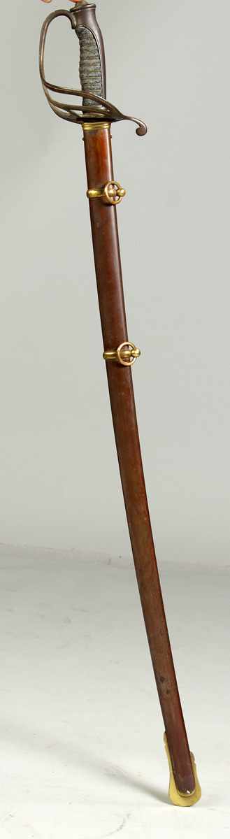 Appraisal: Civil War Officer's Sword Marked W Clauberg Solingen Gilded guard