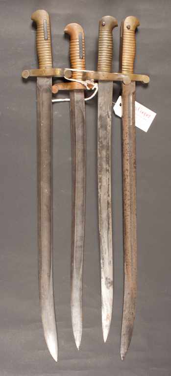 Appraisal: Four bayonets one marked ''U S '' on blade on