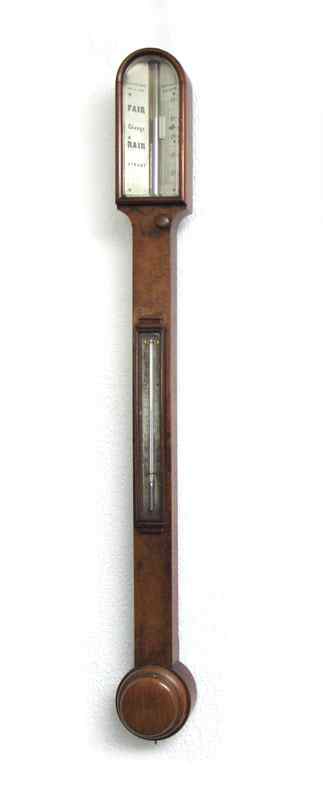 Appraisal: TH CENTURY GARDNER AND CO STICK BAROMETER Circa mid th