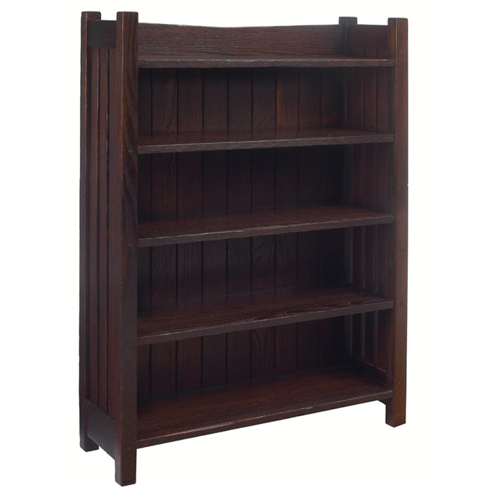 Appraisal: Tobey Furniture bookstand Russmore line in ash five shelves under