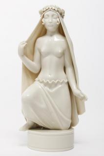 Appraisal: Royal Copenhagen Porcelain Nude Female Figure Denmark Royal Copenhagen porcelain