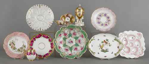 Appraisal: Miscellaneous group of porcelain to include oyster plates and a