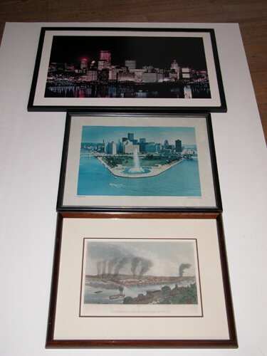 Appraisal: Three Views of Pittsburgh Color Photography on Paper Pittsburgh Views