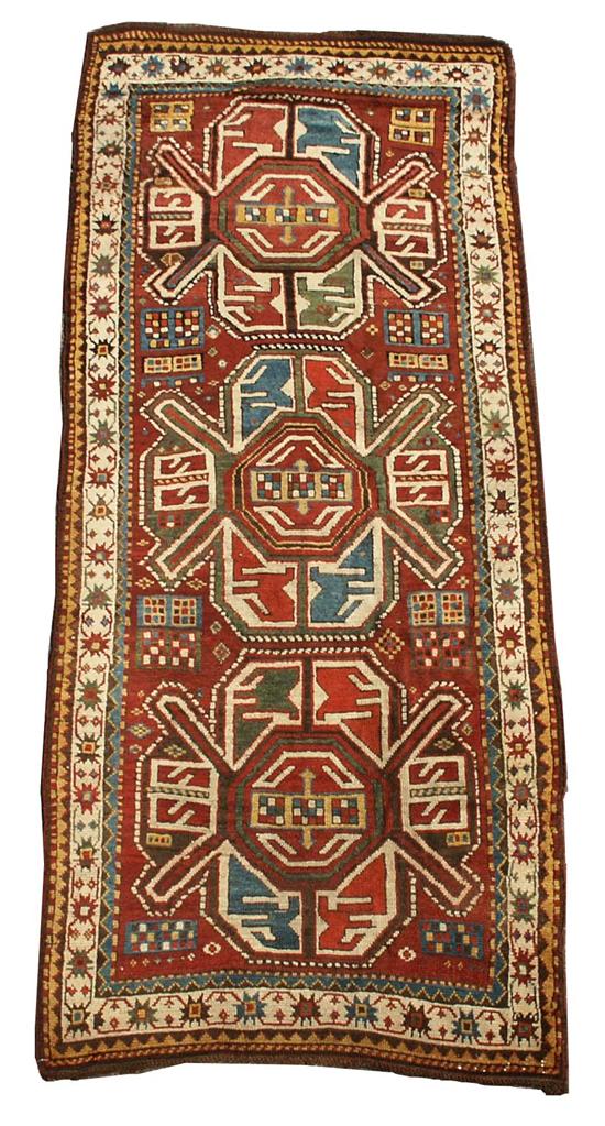 Appraisal: KARABAGH RUG Caucasus circa feet inches x feet inches Condition