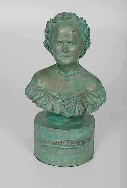 Appraisal: Political Americana - Lincolniana Mary Todd Lincoln Bust Sculpture by