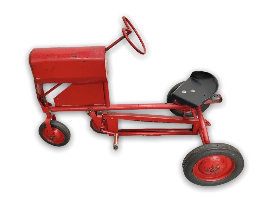 Appraisal: Vintage Red Pedal TractorSome paint loss and dents seen x