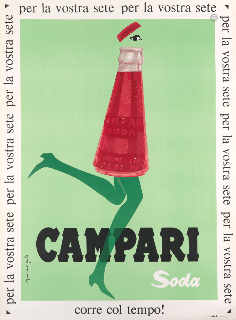 Appraisal: FRANZ MARANGOLO - CAMPARI SODA x inches x cm IGAP