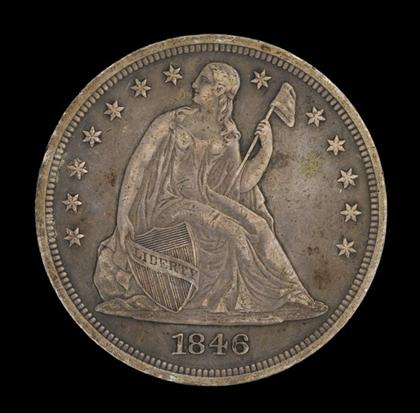 Appraisal: piece United States of America One Dollar Seated Liberty VF