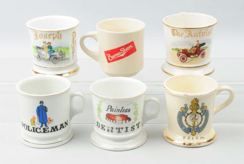 Appraisal: This lot contains modern mugs such as Policeman The Autoist