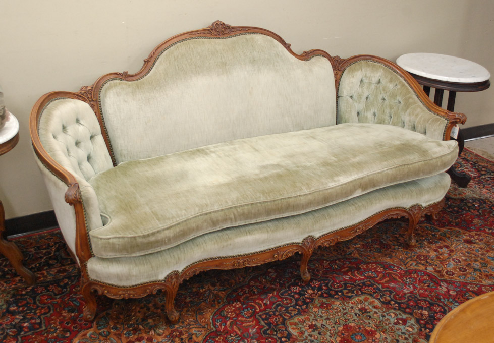 Appraisal: LOUIS XV STYLE SOFA American second quarter of the th