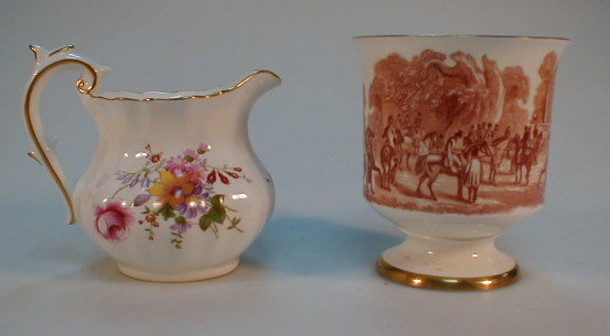 Appraisal: A Royal Crown Derby Derby Posies milk jug together with