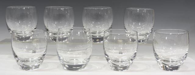 Appraisal: lot of Drinkware French Baccarat Perfection crystal flat tumblers all